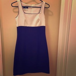 90s Vintage dress black/white